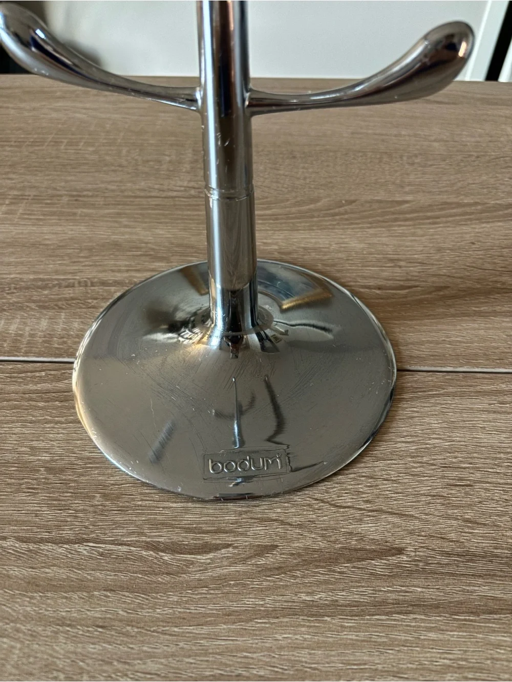 Bodum Chrome Mug Tree Coffee Cup Holder - Silver